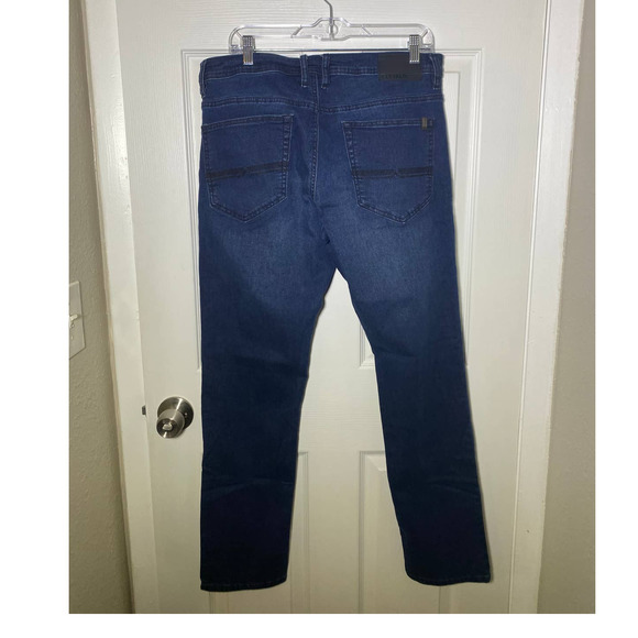 Buffalo David Bitton Axel Mens size 34x32 dark wash Slim Stretch Jeans - Picture 7 of 9